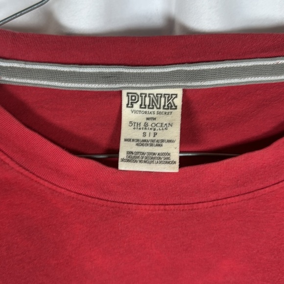 Victoria's Secret PINK Red T-Shirt USC - Picture 4 of 5
